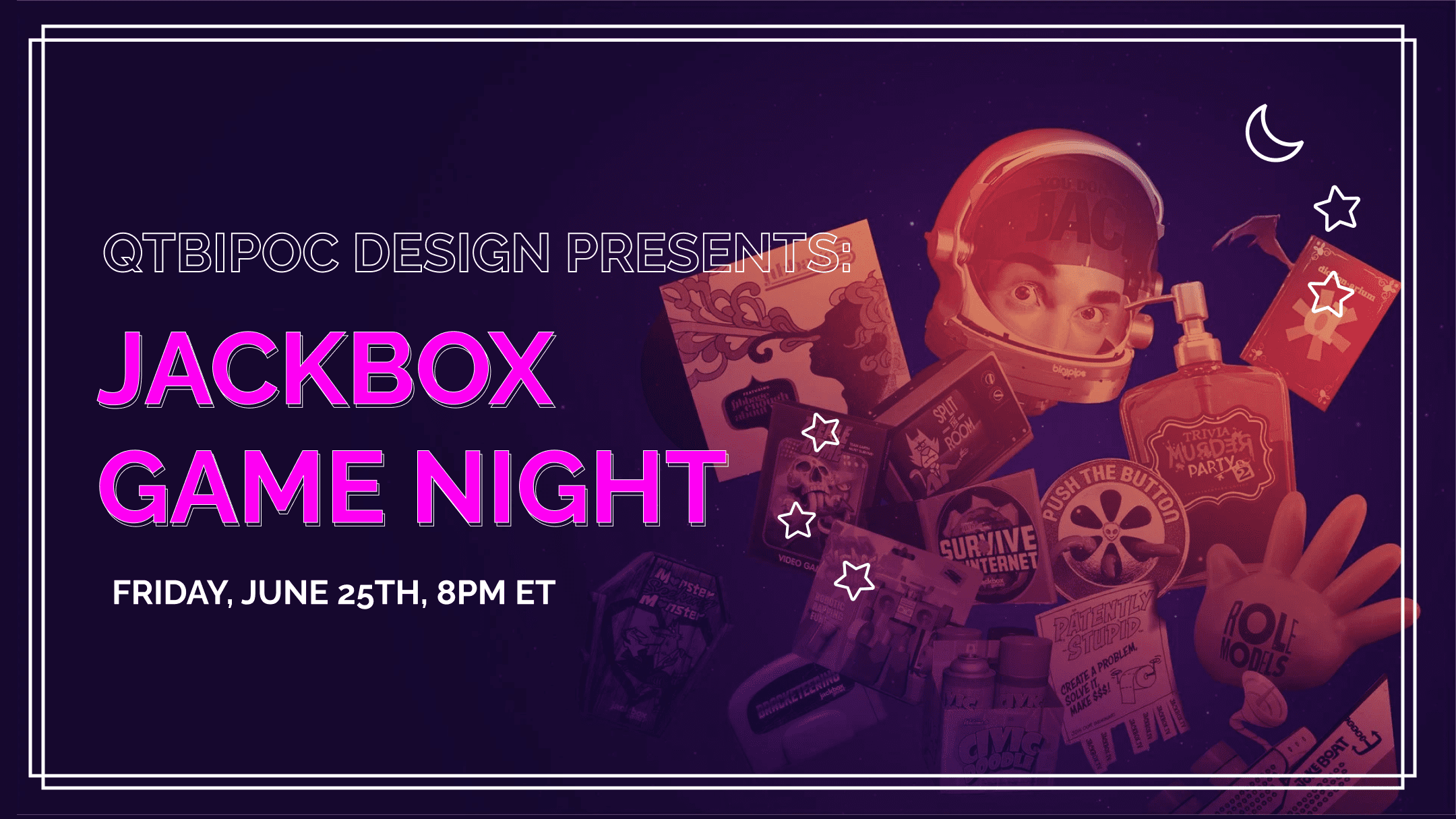 QTBIPOC Design Presents: Jackbox Game Night